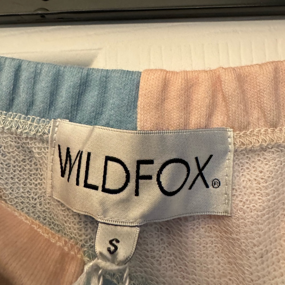 Wildfox Knots Pants in the Grotto Women’s Pink & Blue Sweatpants Size Small - Picture 12 of 13